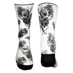 Media de Deportes Técnico BlackSkull B&W – Actitude e Rendemento en Negro-e-Branco