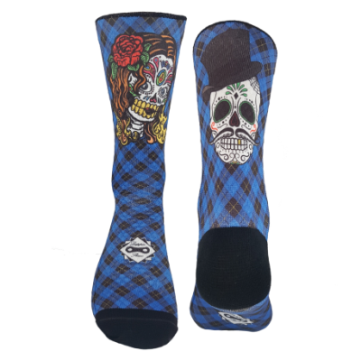 Media de Deportes Técnico Kilt Cranio Azul – Actitude e Estilo en Cada Paso