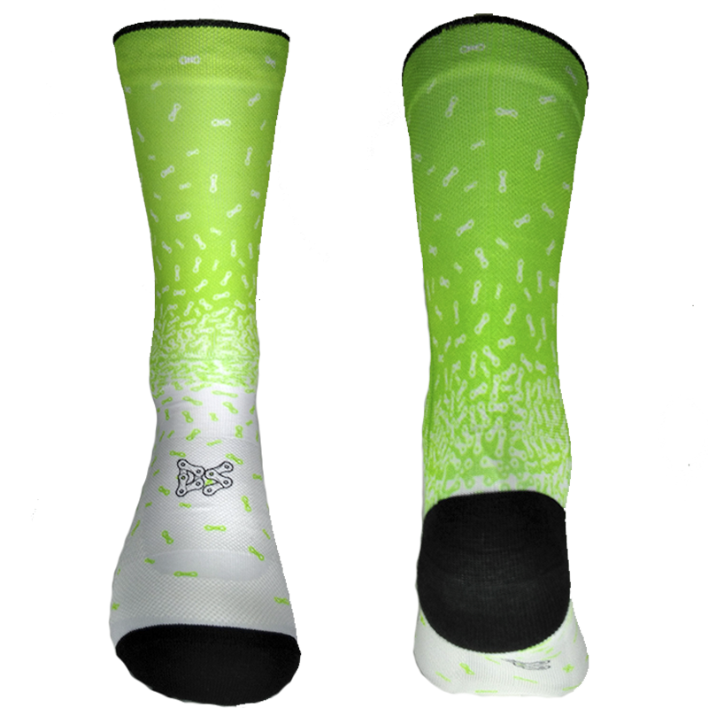 Media de Deportes Slavo Verde Flúor – Vibrante Estilo e un Rendemento Superior